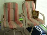 Like new patio swivel chairs.