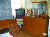 Beautiful solid maple bedroom set. Notice the large dresser as part of this set.
