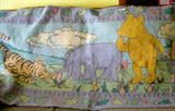 Sweet Winnie the Pooh and Tigger too. Would look great in a child's bedroom or playroom.