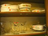 Great martini glass set and various bake ware