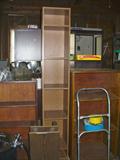 More shelving and miscellaneous garage furniture, etc.