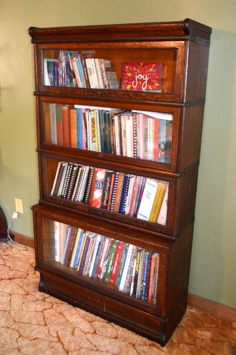 Oak barrister's bookcase