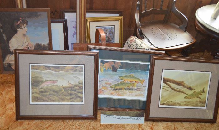 Limited Edition Trout prints by Tom Landreth