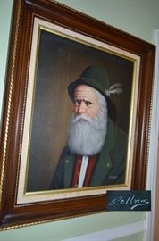 oil on canvas signed Pelbam
