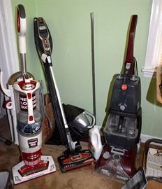 Shark vacuums; Hoover floor cleaner