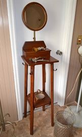 antique shaving stand