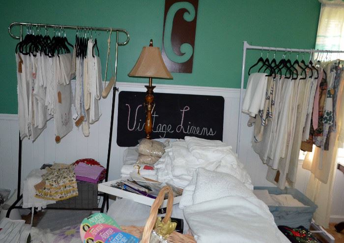 The Linen Lady has retired...great opportunity to buy quality vintage linens at great prices!