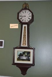 8 day Westminster New Haven 42" Banjo Clock; ca 1920