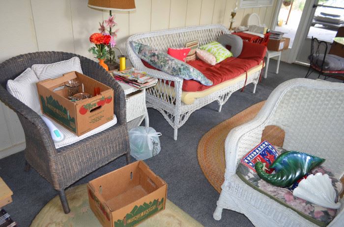 vintage wicker furniture