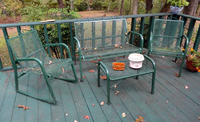 wrought iron porch furniture
