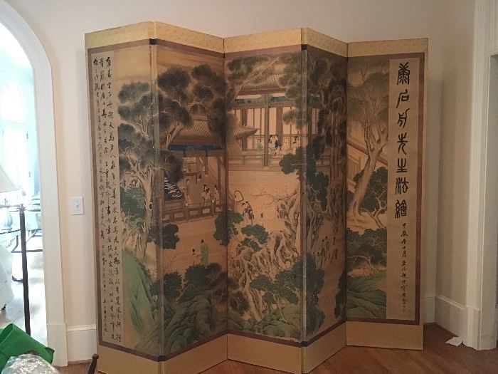 ANTIQUE ORIENTAL SCREEN