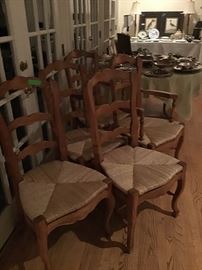 SET OF FIVE CHAIRS