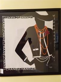 Nicely framed classic Chanel scarf - it ain't cheap!
Trailer Park Barbies don't wear real Chanel.