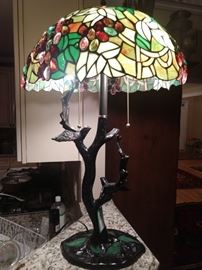 They were into stained glass - they have at least five staiend glass lamps and three round stained glass panels - but they're all nice!