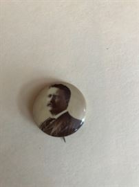 Campaign button, Teddy Roosevelt, Bull Moose party