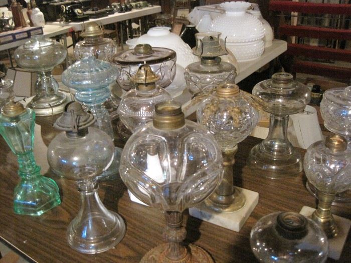 more glass oil  lamps