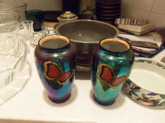 Pair of Asian style vases
