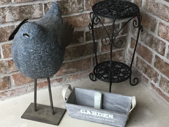 Garden items and outside decor