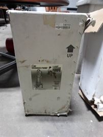 Blue Angel 2 hp grinder pump New in box