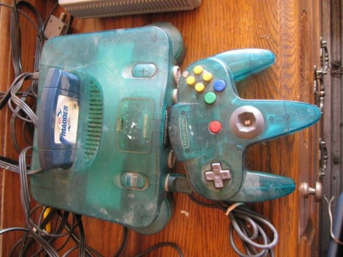 2 Nintendo 64 consoles, 2 controllers and 2 gam ...