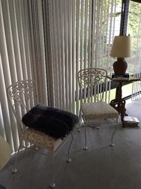 wrought iron chairs 
