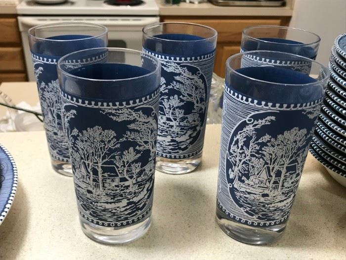 Currier & Ives Tumblers