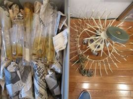 1960s Glass Chandelier in Style of Venini Murano 