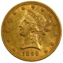 1899 10 Gold AU
