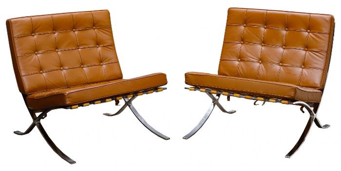 Mies van der Rohe for Knoll Barcelona Chairs
