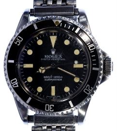 Rolex 5513 Submariner Stainless Steel Watch