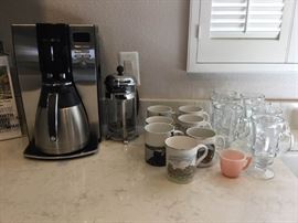 Assortment of Coffee Cups