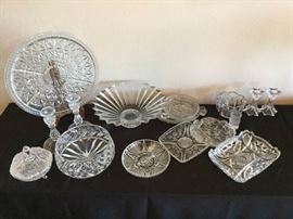 Assortment of Glass and Crystal