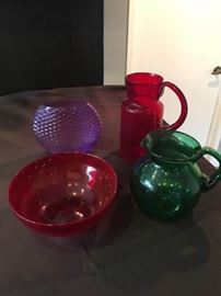 Colorful Glassware