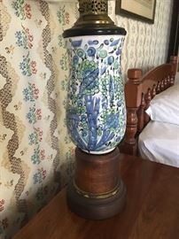 One of several very handsome vintage lamps.