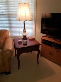 Matching pair of side tables. Very clean.