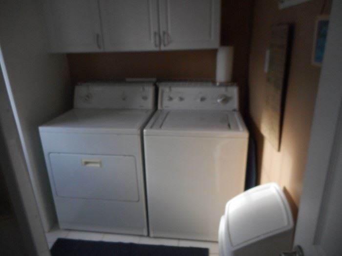 Washer & electric dryer