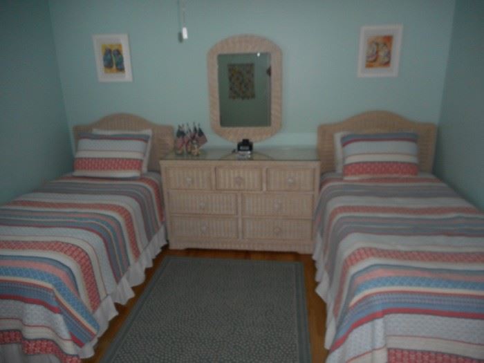 Quality wicker bedroom furnishings