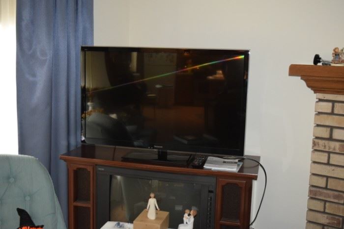 Flat Screen TV, Entertainment Stand