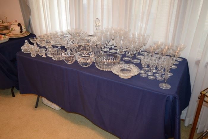 Waterford and Crystal Stemware and Bowls