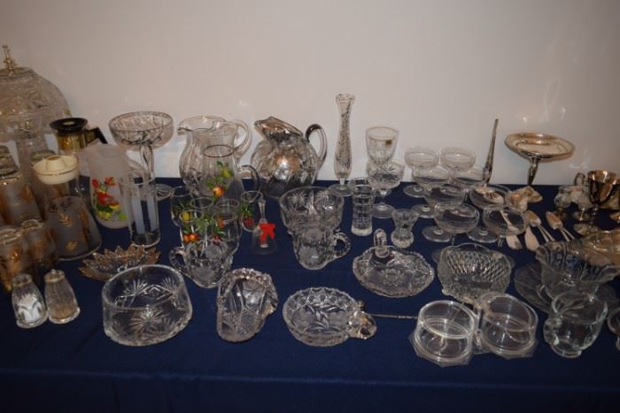 Misc. Glass Dishes,  Pitchers