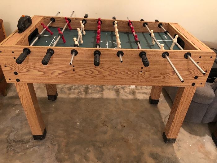 Electronic Foosball table with balls.   As is  $35