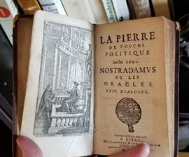 beautifully illustrated French leather bound books