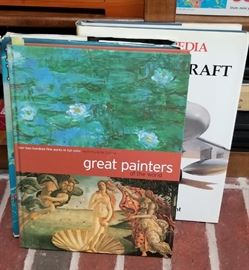 coffee table books on art, military