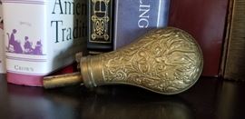 Brass powder flask