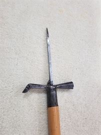 Antique flicker can dagger open, this is a very rare piece and beautifully made