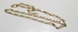 Heavy 18k gold necklace, mens