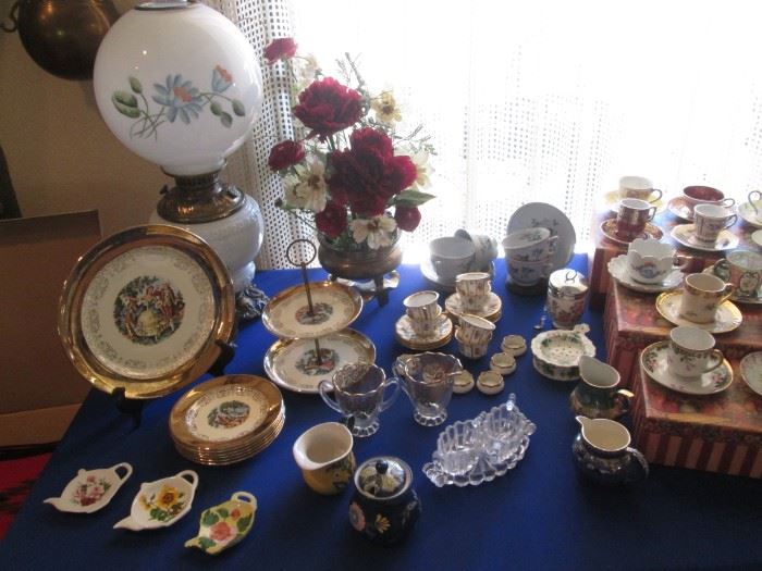 Large and Stunning Array of Porcelain, China, Glass, Silver Plate & Collectibles from England, France, Italy, Portugal, Japan, Ireland, Holland