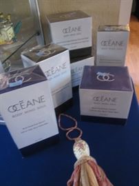 Oceane Skin Care in "Blue Pearl" and "Black Pearl"