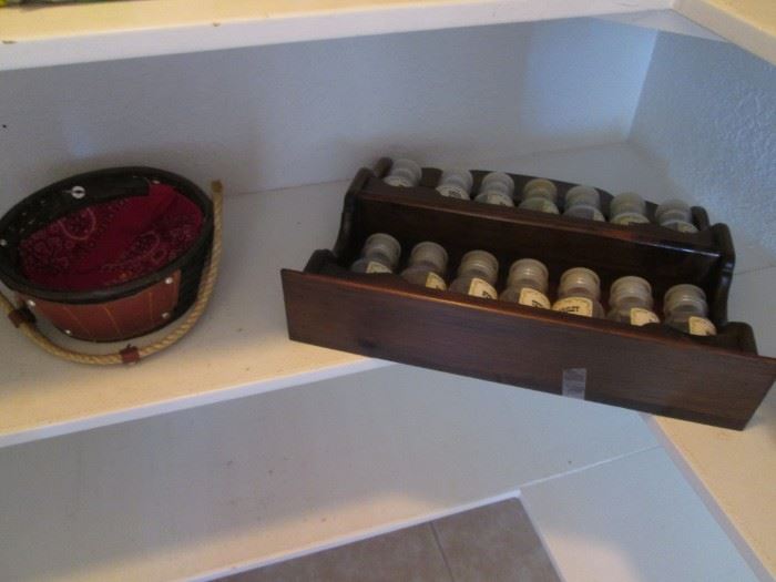 Spices in Rack