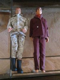 1968 Ken Doll and G. I. Joe Doll